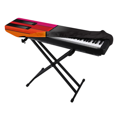 Colorful Piano Keyboard Print Piano Keyboard Cover