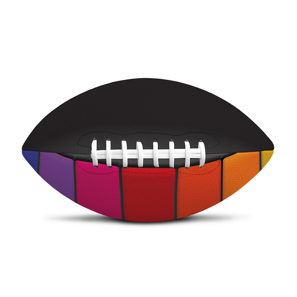 Colorful Piano Keyboard Print Rugby Ball