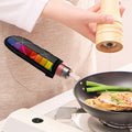 Colorful Piano Keyboard Print Skillet Handle Cover