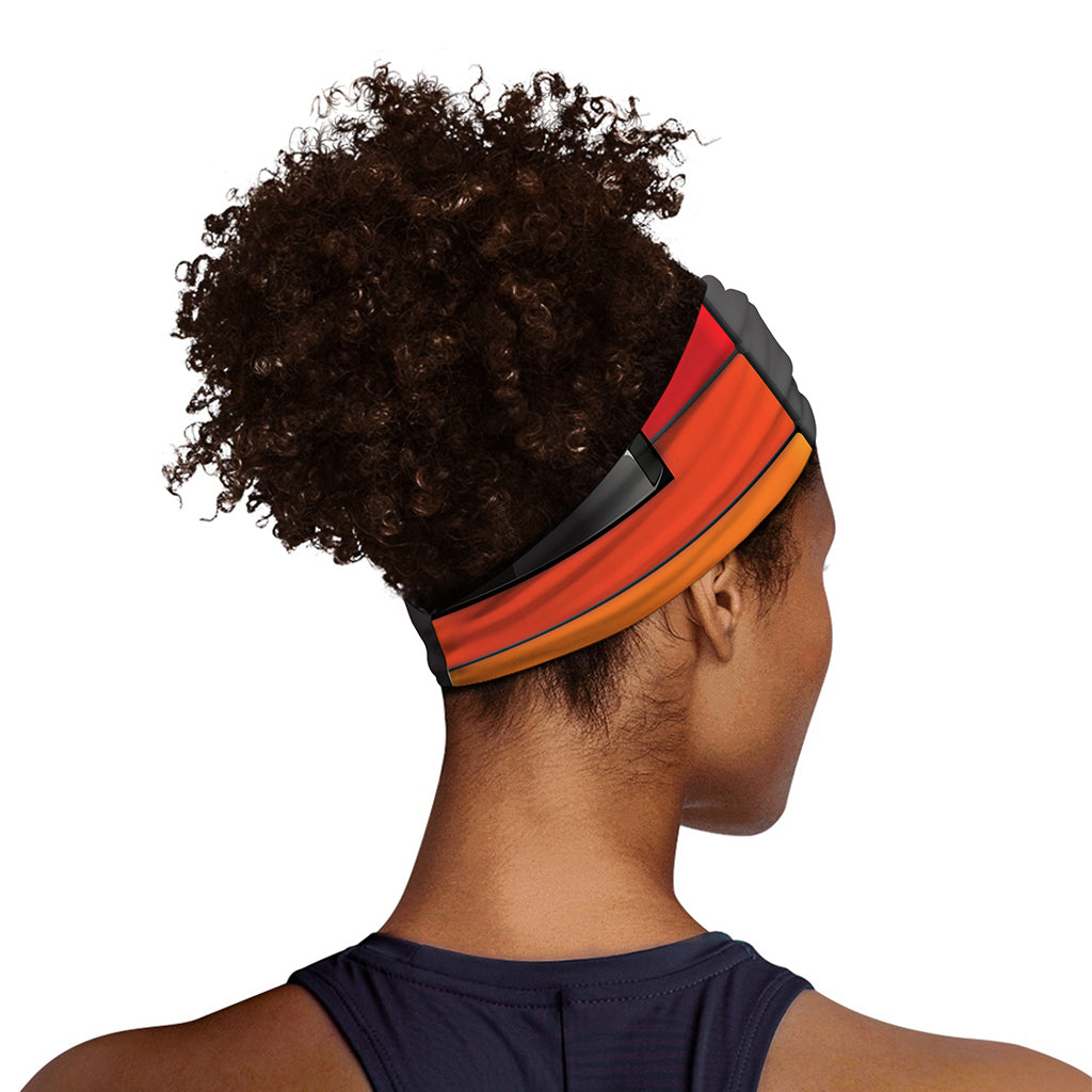 Colorful Piano Keyboard Print Sports Headband