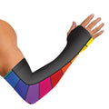 Colorful Piano Keyboard Print Sun Protection Arm Sleeves