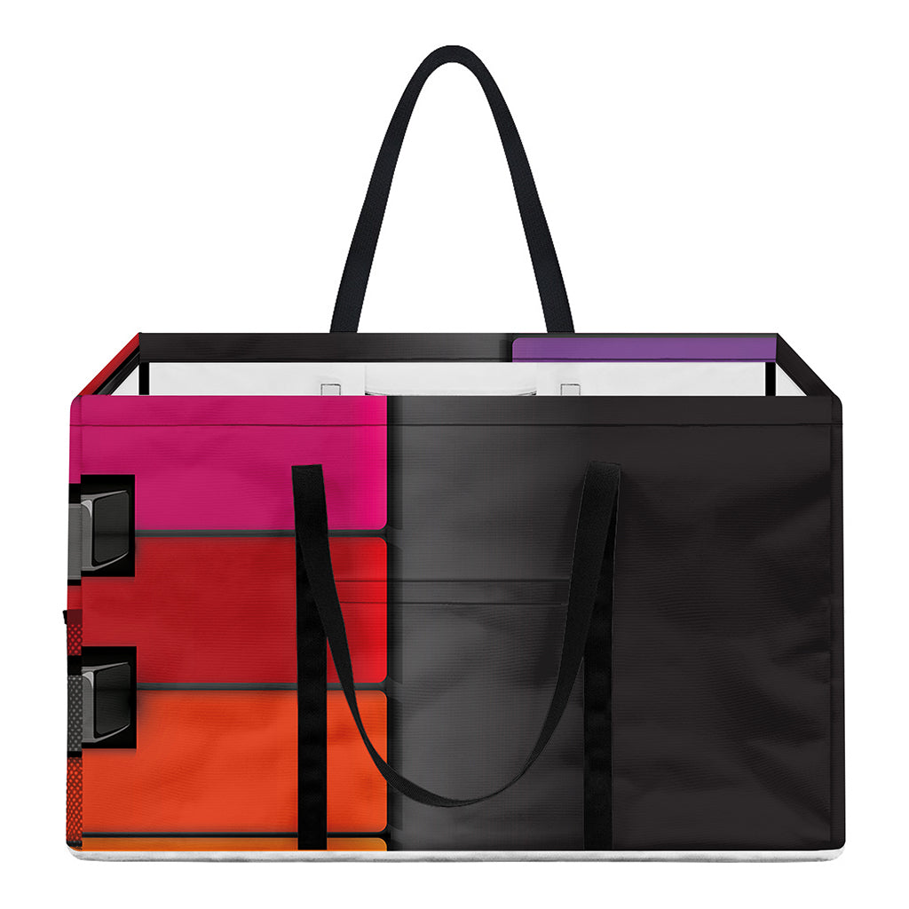 Colorful Piano Keyboard Print Utility Tote Bag
