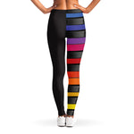 Colorful Piano Keyboard Print Women's Leggings