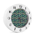 Colorful Pineapple Pattern Print Alarm Clock
