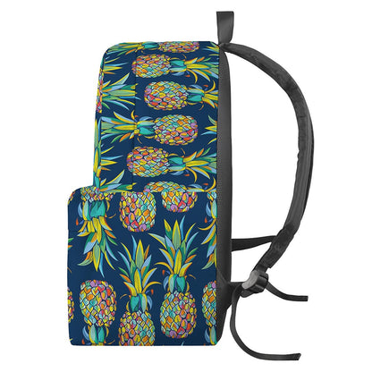 Colorful Pineapple Pattern Print Backpack