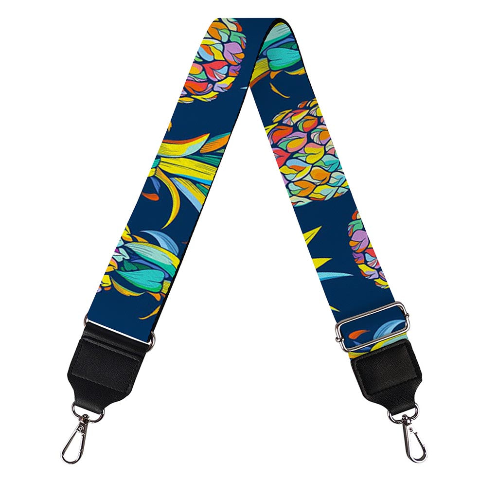Colorful Pineapple Pattern Print Bag Strap