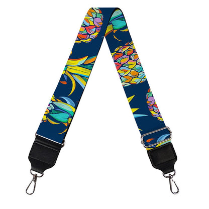 Colorful Pineapple Pattern Print Bag Strap