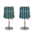 Colorful Pineapple Pattern Print Bar Stool Covers