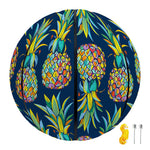 Colorful Pineapple Pattern Print Basketball
