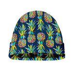 Colorful Pineapple Pattern Print Beanie