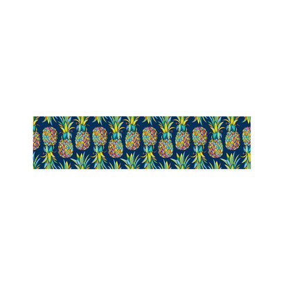 Colorful Pineapple Pattern Print Bed Runner