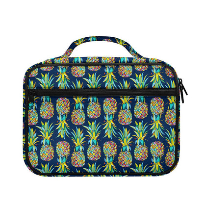 Colorful Pineapple Pattern Print Briefcase Bible Bag