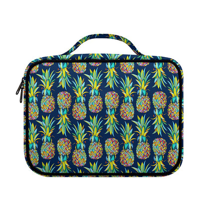 Colorful Pineapple Pattern Print Briefcase Bible Bag