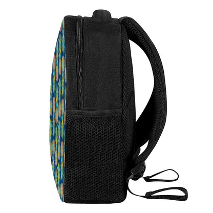 Colorful Pineapple Pattern Print Casual Backpack