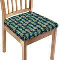 Colorful Pineapple Pattern Print Chair Cushion Cover