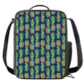 Colorful Pineapple Pattern Print Crossbody Lunch Bag