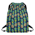 Colorful Pineapple Pattern Print Drawstring Backpack