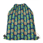 Colorful Pineapple Pattern Print Drawstring Bag