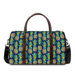 Colorful Pineapple Pattern Print Duffle Bag