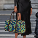 Colorful Pineapple Pattern Print Duffle Bag