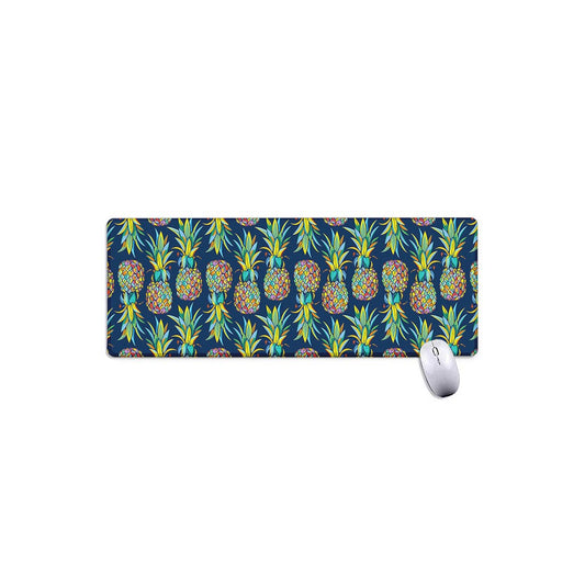 Colorful Pineapple Pattern Print Extended Mouse Pad