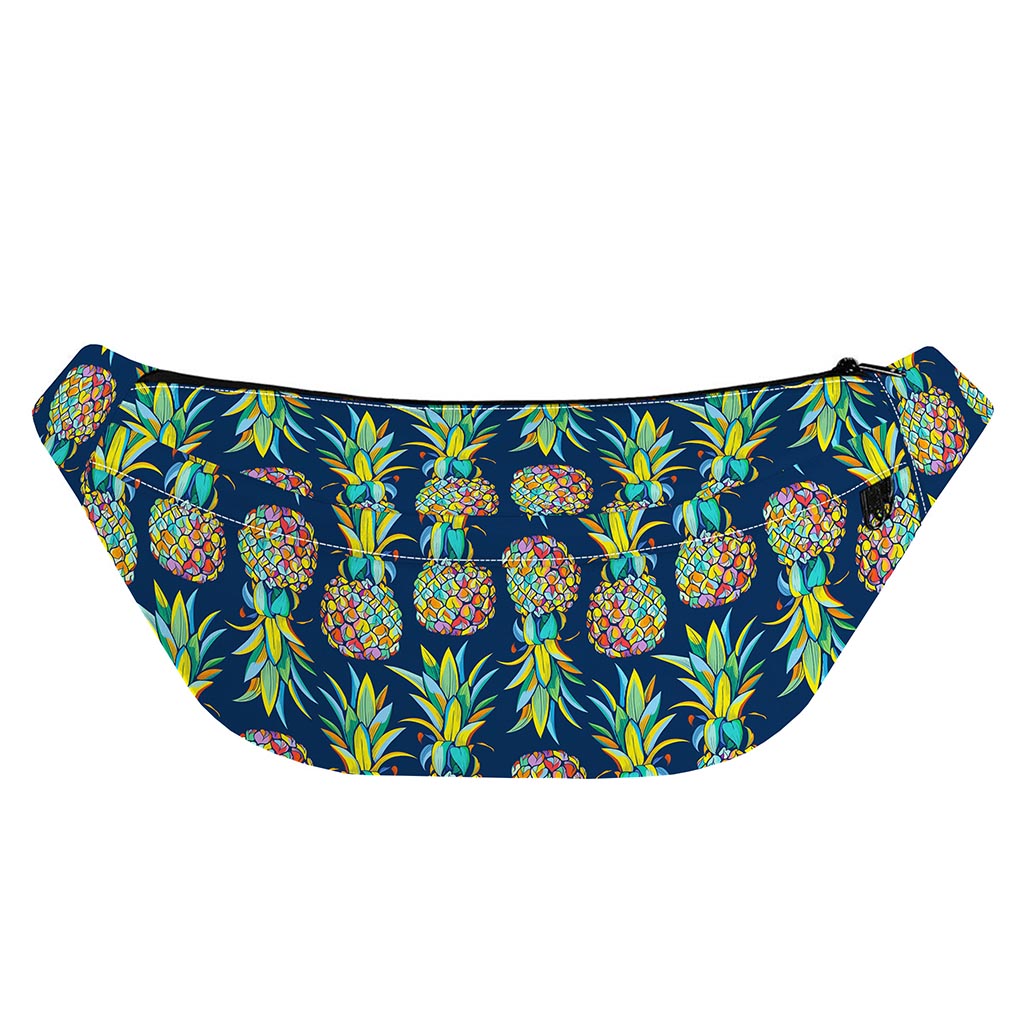 Colorful Pineapple Pattern Print Fanny Pack