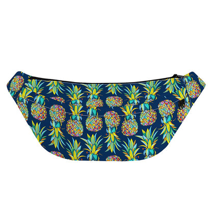Colorful Pineapple Pattern Print Fanny Pack