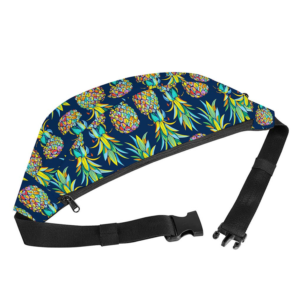 Colorful Pineapple Pattern Print Fanny Pack
