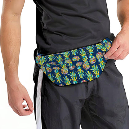 Colorful Pineapple Pattern Print Fanny Pack