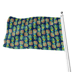 Colorful Pineapple Pattern Print Flag