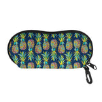 Colorful Pineapple Pattern Print Glasses Case
