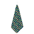 Colorful Pineapple Pattern Print Hand Towel