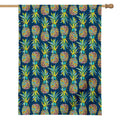 Colorful Pineapple Pattern Print House Flag