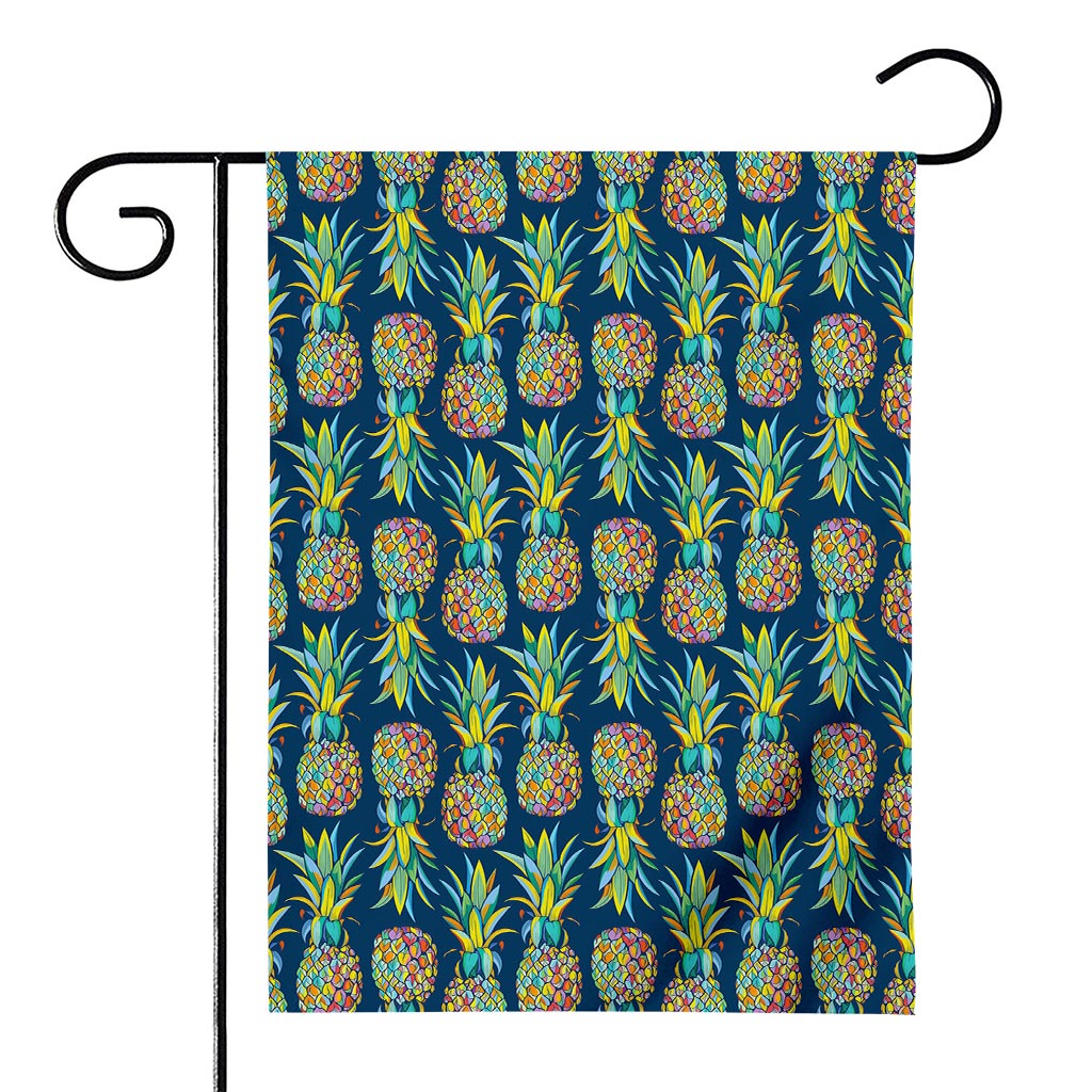 Colorful Pineapple Pattern Print House Flag
