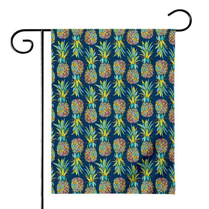 Colorful Pineapple Pattern Print House Flag