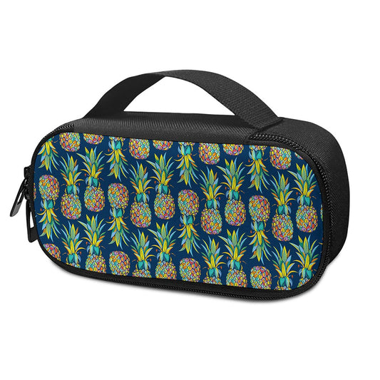 Colorful Pineapple Pattern Print Insulin Cooler Travel Case