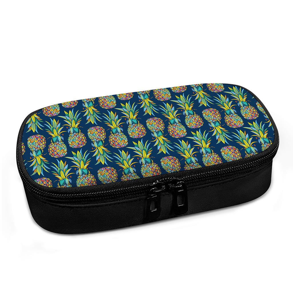 Colorful Pineapple Pattern Print Insulin Cooler Travel Case