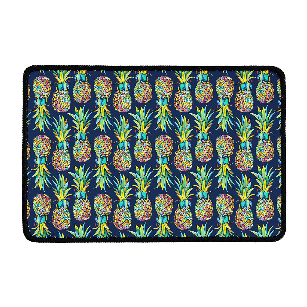Colorful Pineapple Pattern Print Kitchen Mat