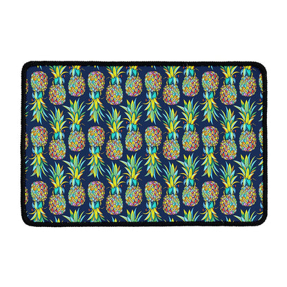 Colorful Pineapple Pattern Print Kitchen Mat