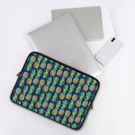 Colorful Pineapple Pattern Print Laptop Sleeve
