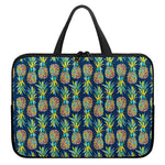 Colorful Pineapple Pattern Print Laptop Sleeve With Handle