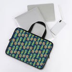 Colorful Pineapple Pattern Print Laptop Sleeve With Handle