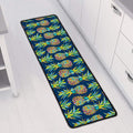 Colorful Pineapple Pattern Print Long Kitchen Mat