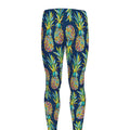 Colorful Pineapple Pattern Print Men's Leggings