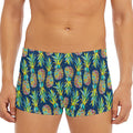 Colorful Pineapple Pattern Print Men's Short Boxer Briefs