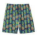 Colorful Pineapple Pattern Print Men's Swim Trunks