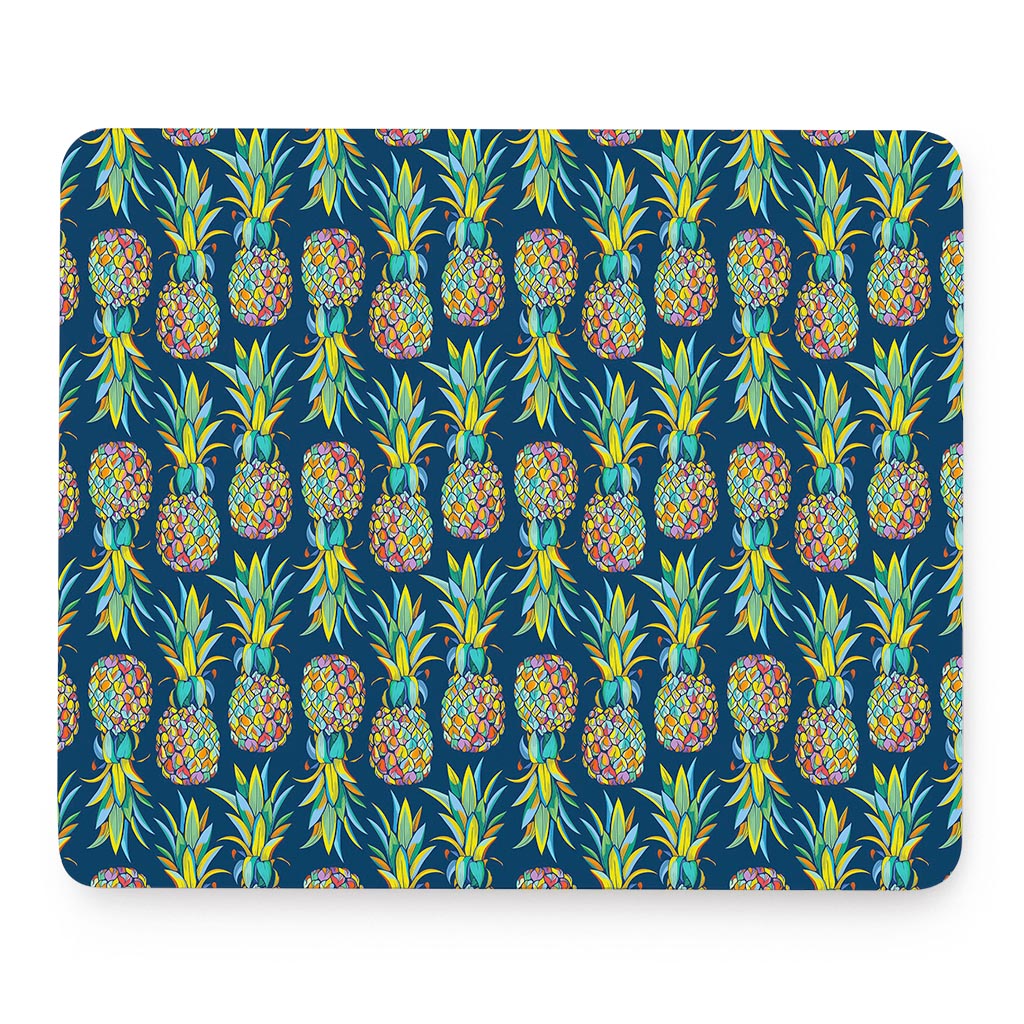Colorful Pineapple Pattern Print Mouse Pad