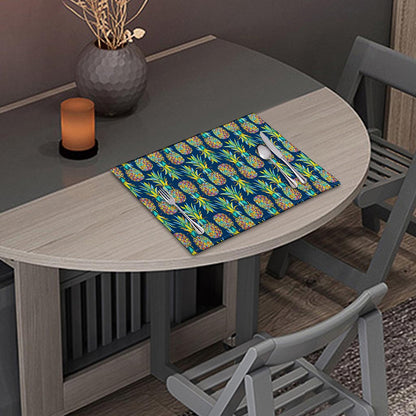 Colorful Pineapple Pattern Print Placemat