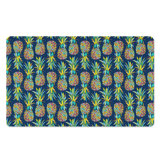 Colorful Pineapple Pattern Print Polyester Doormat