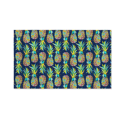 Colorful Pineapple Pattern Print Polyester Flag
